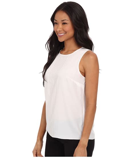 michael kors amber blouse|Michael Kors sleeveless tops.